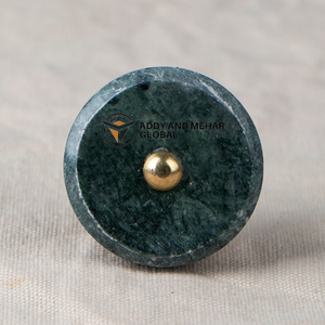 Bouton de meuble et poignée de placard en marbre de qualité supérieure - Pierre solide durable et écologique pour une utilisation en extérieur et dans les hôtels - Product Image 1