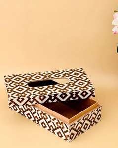 Boîte à mouchoirs en résine pour la maison et l'hôtel, motif artisanal 3D, modèle décoratif - Product Image 1