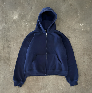 Conjunto de chándal liso en blanco de algodón para hombre con logotipo personalizado al por mayor, Sudadera con capucha y pantalones de chándal acampanados, conjuntos de chándal para hombre - Product Image 6