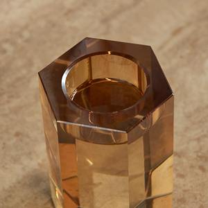 Porte-bougie élégant et luxueux, support décoratif contemporain pour la chambre à coucher, la table de chevet ou le bureau - Product Image 2