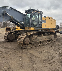 Offre d'enchère très demandée pour une pelle sur chenilles 670G-LC de 2012 avec hydraulique à haut débit et pince hydraulique - Product Image 4