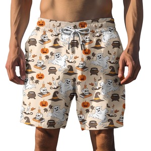 Shorts Casuales Estampados al por Mayor para Hombre y Mujer, Shorts Transpirables de Verano con Logotipo Personalizado, Impresión Gráfica/Fotográfica, Cintura Alta, MOQ Bajo - Product Image 4