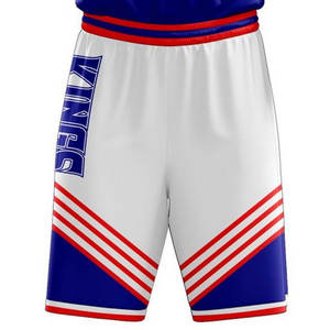 Ensemble uniforme de basket-ball unisexe imprimé respirant à séchage rapide 100% Polyester personnalisé de haute qualité en gros - Product Image 5