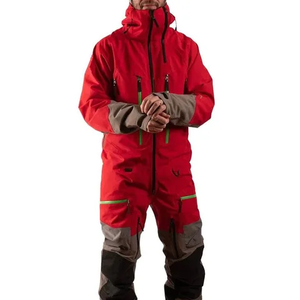 Trajes de nieve para hombres y mujeres, traje de nieve impermeable a prueba de viento, ropa de esquí aislada, Mono para deportes de nieve, material de poliéster de alta calidad - Product Image 6