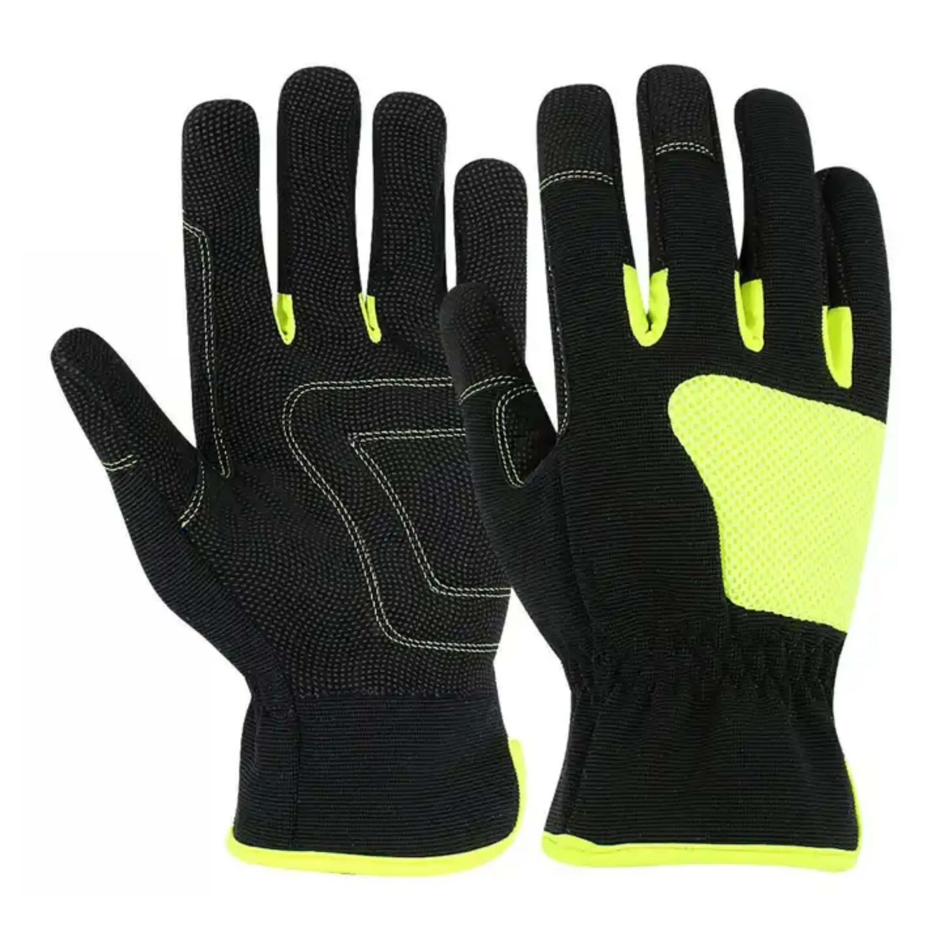 Mechanic Synthetic Leather Amara Work Gloves High Performance Anti Vibration Safety Gloves Industrial Working Safety Gloves
