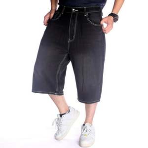 Plus Szie 52 Denim <b>Shorts</b> <b>Men</b> Summer <b>Jeans</b> <b>Shorts</b> Fashion Casual Solid Color Baggy <b>Shorts</b> Male <b>Short</b> Pants Big Size - Product Image 6