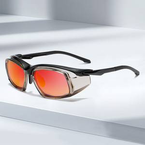 Protección <span class=keywords><strong>lateral</strong></span> TR90 Polarized Sports Marathon Protección integrada para montañismo Windstorm Goggles Gafas de visión nocturna - Product Image 1