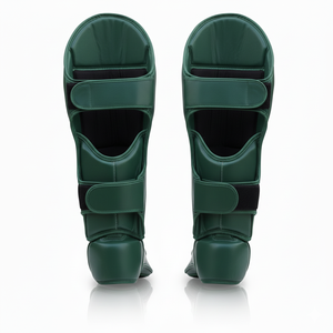 Protector de Piernas Profesional de Cuero para MMA, Espinilleras con Espuma Multidensidad para Kickboxing, Muay Thai, con Logotipo Personalizado, para Entrenamiento - Product Image 3