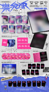 Photocard K-POP authentique Stray Kids 8ème mini-album [Music-STAR] JYP 8 cartes postales version aléatoire CD scellé original - Product Image 4