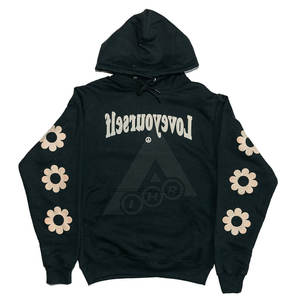 เสื้อฮู้ดผู้ชายสำหรับฤดูหนาวแบบลำลองพิมพ์ลายแบบกำหนดเองผ้าเฟรนช์เทอร์รี่ลายโอเวอร์ไซส์และสีพื้น - Product Image 1