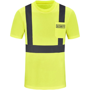 Gilet de sécurité jaune haute visibilité pour homme, vêtements de travail réfléchissants, classe 1 ANSI, imperméable, sécurité, construction - Product Image 1