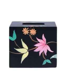 Porte-serviettes en métal avec finition brillante, support de rouleau, boîte à mouchoirs, pour voiture, bureau et usage domestique, porte-mouchoirs de célébration - Product Image 5