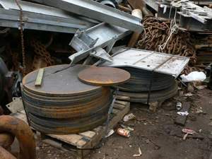 Plaques de fonte ferreuses, acier de construction en ferraille, plaques coupées en ferrosoil, acier de construction coupé en ferrosoil - Product Image 5