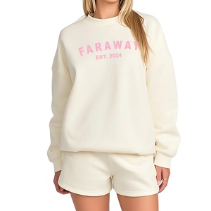 Nouveau sweat-shirt respirant tissé à la mode pour femmes décontracté grande taille vêtements d'hiver du Pakistan Logo avant élégant - Product Image 1