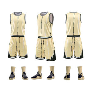 Tenue de basketball homme 2026 100% polyester grandes tailles, dernier style, meilleure qualité, ensemble de vêtements de football imprimé par transfert thermique 180g - Product Image 2