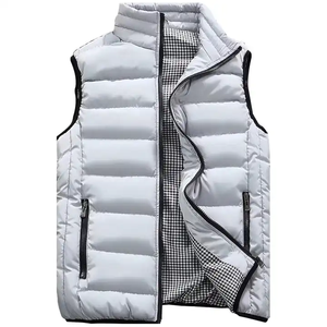 Chaqueta acolchada informal de calidad superior para hombre, chaleco con cuello levantado en talla grande, estilo de calle, precios bajos para inviernos - Product Image 1