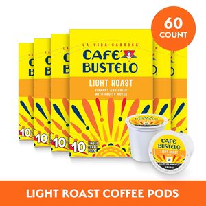 Café Bustelo Torréfaction Légère, Dosettes de café individuelles, 10 unités (Lot de 6) - Product Image 2