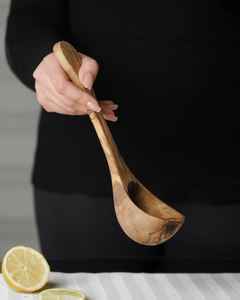 Nueva Cuchara de Servir de Madera de Acacia, Cuchara de Madera Natural Personalizada, Estilo Vintage Antiguo - Product Image 5