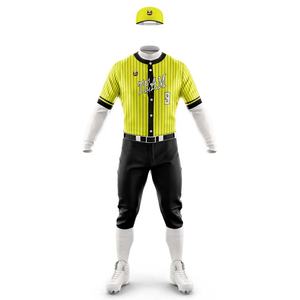Uniformes de béisbol y softbol transpirables de alta calidad para niños y adultos, ropa deportiva de media manga de Hip Hop para jóvenes - Product Image 2