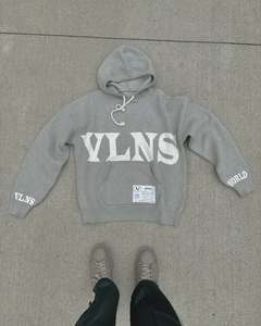 Patch de haute qualité DIStressed broderie sweat à capuche zippé personnalisé lourd 100% coton Double fermeture éclair veste Streetwear sweats à capuche - Product Image 4