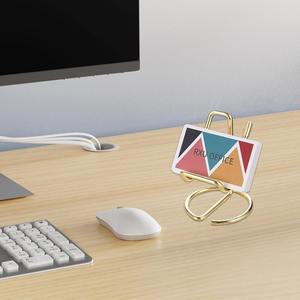 Gol dPlated Round Ornament Display Stand Set of 2 Mini Holders for Eggs Sphere Balls or Crystals Handmade Made In India - Product Image 2