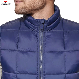 Gilet matelassé coupe-vent formel personnalisé pour le printemps, extérieur, réversible, 100% polyester, à capuche, respirant, service OEM - Product Image 6