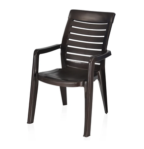 เก้าอี้เท้าแขนพลาสติกน้ำหนักเบาสบายสำหรับห้องนั่งเล่นห้องรับประทานอาหารห้องครัวห้องนอนโรงเรียนโรงพยาบาลโรงแรมใช้ในสไตล์โมเดิร์น - Product Image 3