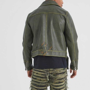 Winter Collection Unisex Cow Skin <b>Jacket</b> Comfortable Soft High Street Custom Front Logo Stand Breathable Windproof <b>Patchwork</b> - Product Image 4