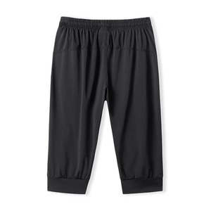 Longue longueur grande taille hommes Shorts trois quarts taille élastique Bermuda mâle maille 3/4 Plus grande glace soie été séchage rapide poche - Product Image 4