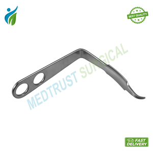 Hohmann W 90 Deg Bend Retractor Mid-Handle 18mm Wid 4 78 in Blade Acier Inoxydable Manuel Chirurgie Générale Haute Qualité - Product Image 6