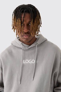 Sweat-shirt à capuche surdimensionné pour homme, style streetwear vintage, logo personnalisé OEM, pantalon de survêtement évasé, survêtement de sport personnalisé, salle de sport - Product Image 2