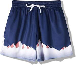 Shorts en maille à imprimé graphique pour hommes, shorts décontractés streetwear, shorts de course et de basketball pour l'été - Product Image 5