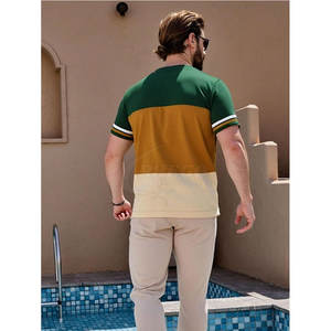 ออกแบบโลโก้ตามสั่ง เสื้อยืดสำหรับผู้ใหญ่ บริการ OEM เสื้อยืดแขนสั้นผู้ชายสำหรับฤดูร้อน ขายออนไลน์ - Product Image 6