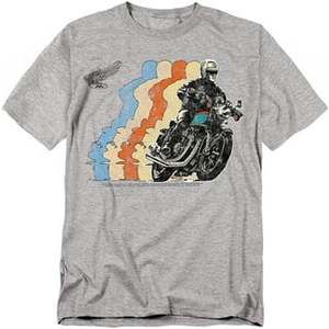 T-shirt décontracté en coton solide col rond manches courtes évacuation de l'humidité respectueux de la peau impression numérique crochet méthode de tissage coupe ample - Product Image 2