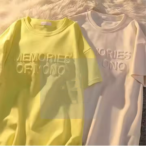 Tendance T-shirt à manches courtes T-shirt en coton pour femme T-shirt à col rond classique en coton pour femme au meilleur prix T-shirt - Product Image 6