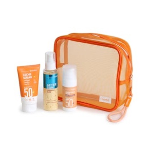 Trousse de toilette de voyage, lait solaire + soin après-soleil + crème pour le visage Bont - Product Image 1
