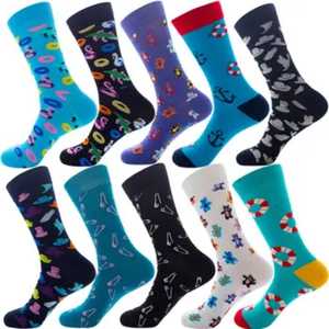 New 2025 <b>Men</b> <b>Socks</b> Breathable High Quality Eco-Friendly Sweat-Absorbent Yoga Casual Spandex/Nylon Custom Logo Packing <b>Socks</b> - Product Image 6
