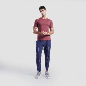 Pantalones Chino Momentum Azul Marino con Rayas Laterales, Personalizables, Corte Regular, Ligeros, de Lino y Pana, para Entrenamiento, Talla XL - Product Image 4