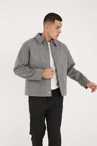 Chaqueta Parka de satén impermeable de invierno informal para hombre con bolsillos con cremallera, Abrigo acolchado cálido, abrigo de estilo moderno - Product Image 3