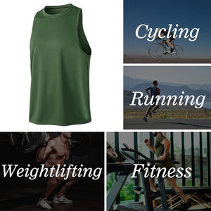 Chaleco Deportivo de Malla para Hombre, Secado Rápido, Absorbe la Humedad, Camiseta sin Mangas para Gimnasio, Ajuste Holgado, Transpirable, para Entrenamiento, con Logotipo Personalizado - Product Image 6