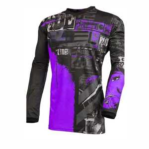 Camisetas lisas de Motocross de alta calidad, camisetas de Motocross de manga larga para hombre, camisetas de Motocross para todoterreno MX Dirt Bike - Product Image 4