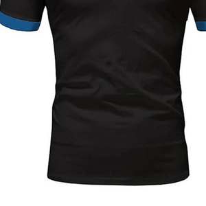 Polo de manga corta con botones y bordado para hombre, ropa de calle personalizada del fabricante - Product Image 3