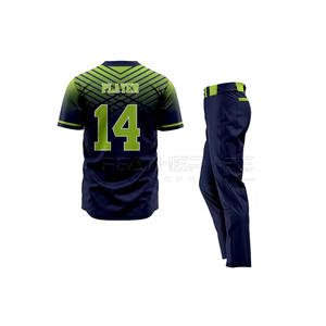 Ropa DE EQUIPO PROFESIONAL Uniforme de béisbol Ropa deportiva cómoda Uniformes de béisbol de secado rápido - Product Image 2