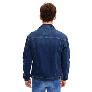 Vêtements décontractés pour hommes Veste d'automne Manteau en jean à boutons Veste en jean surdimensionnée pour hommes Saison d'hiver Streetwear Style décontracté - Product Image 4
