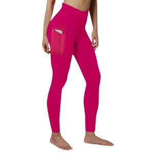 High Waist Elastic Workout <b>Women</b> Yoga <b>Leggings</b> Tummy Control Ruched Booty With Pocket Pants Seamless Gym <b>Compression</b> Tights - Ar - Product Image 3