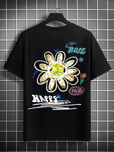 Camiseta Personalizada 100% Algodón para Hombre, Top de Punto Casual de Alta Calidad, Impresión Digital y Logotipo, Ropa al por Mayor - Product Image 2