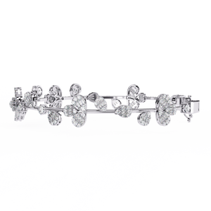 Fabulous 18K <b>Gold</b> Lab Grown Diamond Bracelet & <b>Bangle</b> Luxurious Jewelry Accessory - Product Image 6