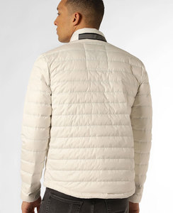 Chaqueta de plumón personalizada para hombre de fábrica al por mayor, chaqueta cálida acolchada para exteriores a prueba de viento de talla grande para hombre - Product Image 2