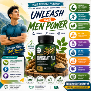 Café Blanc Tongkat Ali de Malaisie Marque Blanche pour Hommes – Arôme Riche, Saveur Classique, Café Instantané, Vente en Gros OEM - Product Image 1