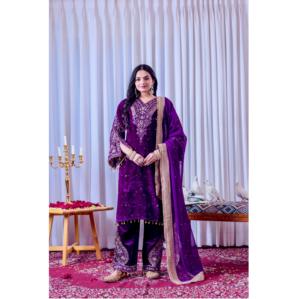 Nuevo Kurti Tradicional para Mujer con Tela de Terciopelo de Viscosa Pura para Ocasiones, Fiestas y Bodas de Maruti Fashion - Product Image 1